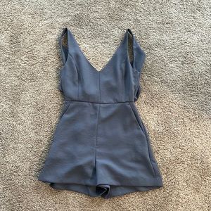 Aritzia blue romper